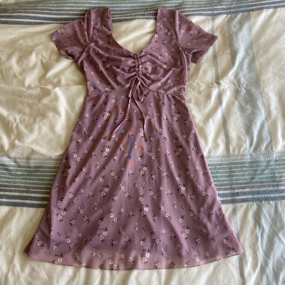 Hollister Purple Floral Dress - Picture 2 of 5